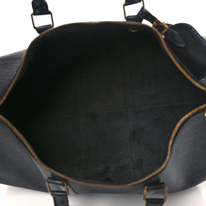 Louis Vuitton Epi Keepall 50 Black 5 of 15