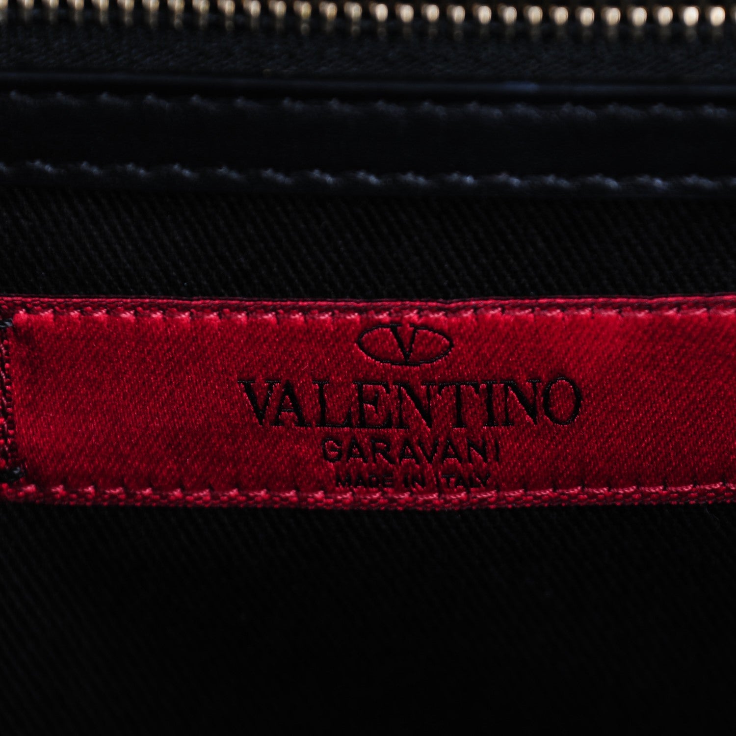 Valentino Garavani Vitello Medium Glam Lock Rockstud Flap Black 6 of 7