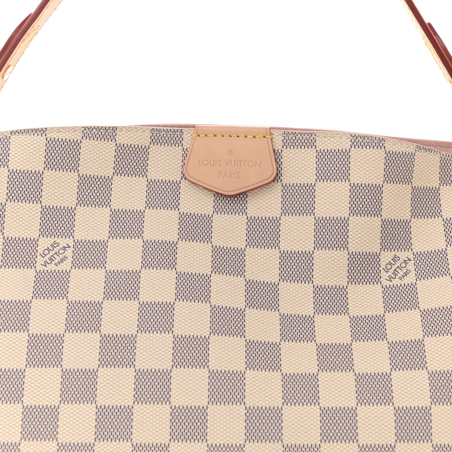 Damier Azur Graceful PM Rose Ballerine