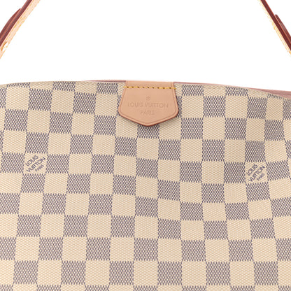 Louis Vuitton Damier Azur Graceful PM Rose Ballerine 7 of 9