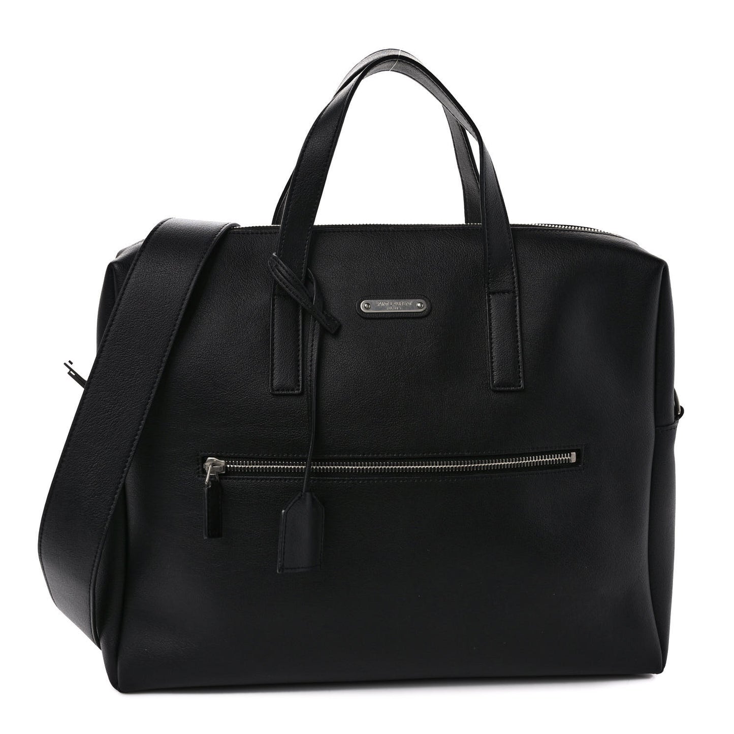 Calfskin Bold Briefcase Black