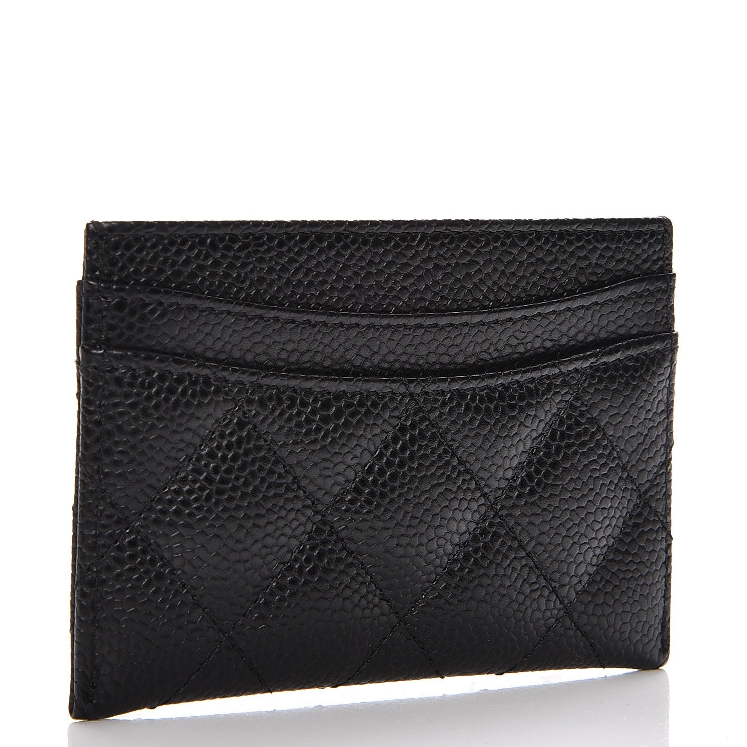 Chanel Caviar Quilted Card Holder Black 3 of 8