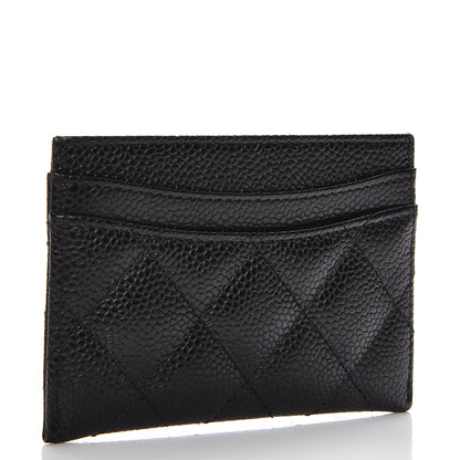 Chanel Caviar Quilted Card Holder Black 3 of 8