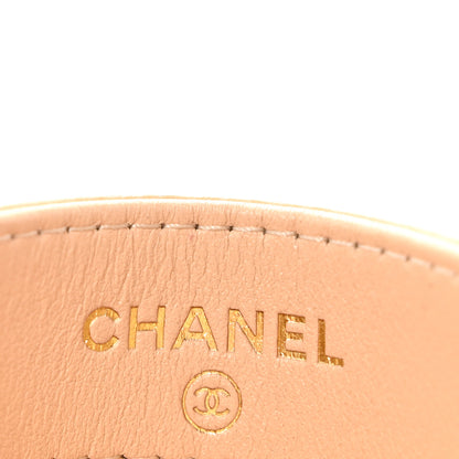 Chanel Caviar Quilted Card Holder Beige 6 of 12