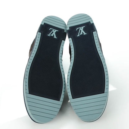 Louis Vuitton Nubuck Suede Tribe Sneakers 11 Blue 6 of 8