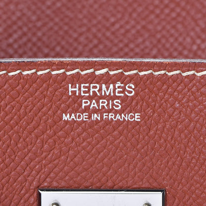 Hermes Epsom Birkin 30 Brique 18 of 38