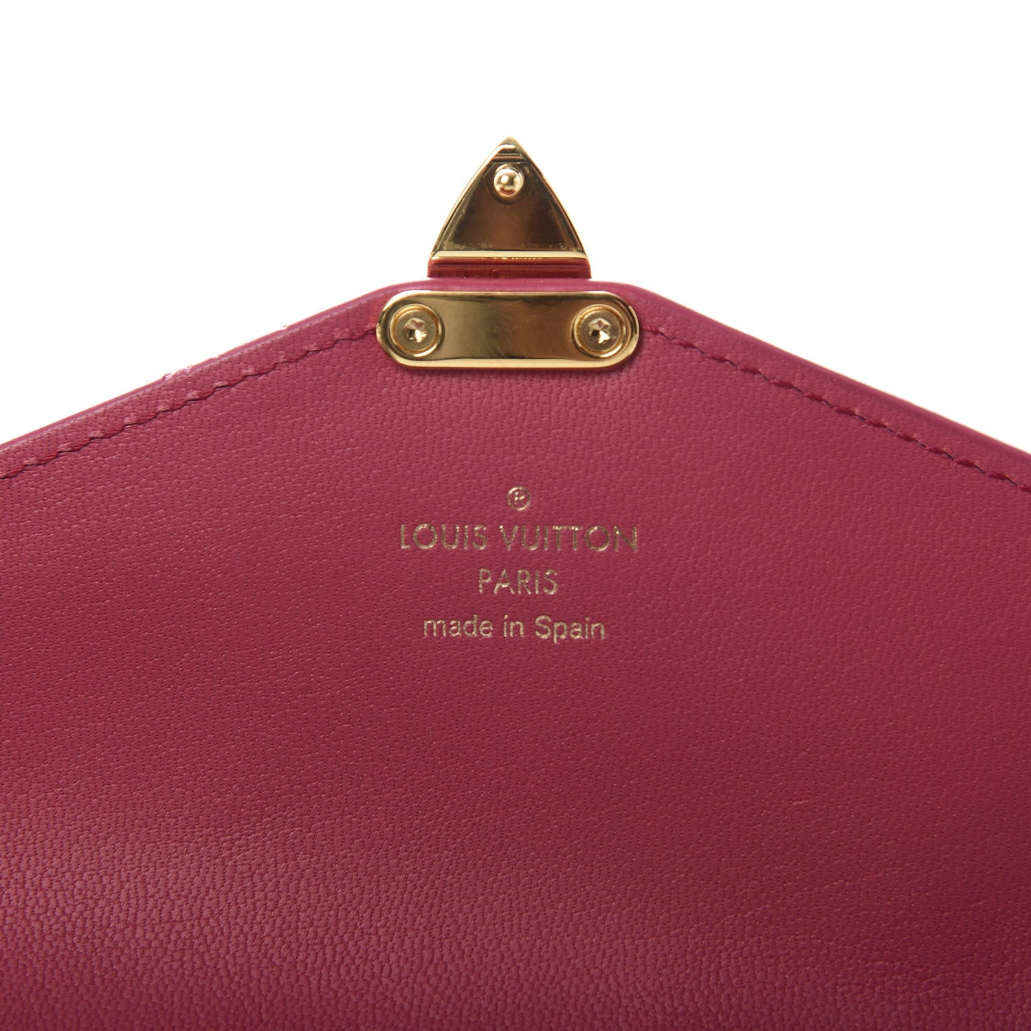 Louis Vuitton Veau Cachemire Dauphine Wallet Cobalt Fuchsia 7 of 8