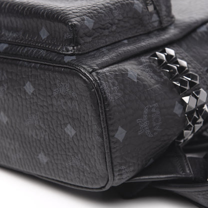 MCM Visetos Side Stud Mini Stark Backpack Black 8 of 8