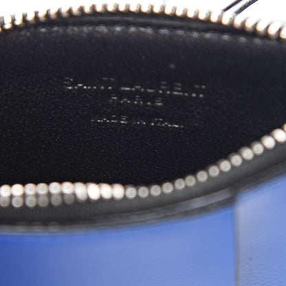 Saint Laurent Patent Calfskin 5 Fragments Zip Card Case Blue Majorelle 5 of 8