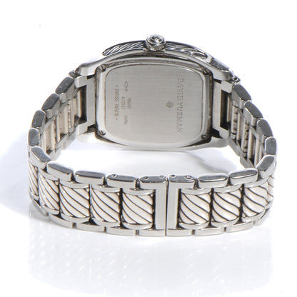 David Yurman Stainless Steel Diamond 32mm Thoroughbred Quartz Watch 5 of 6