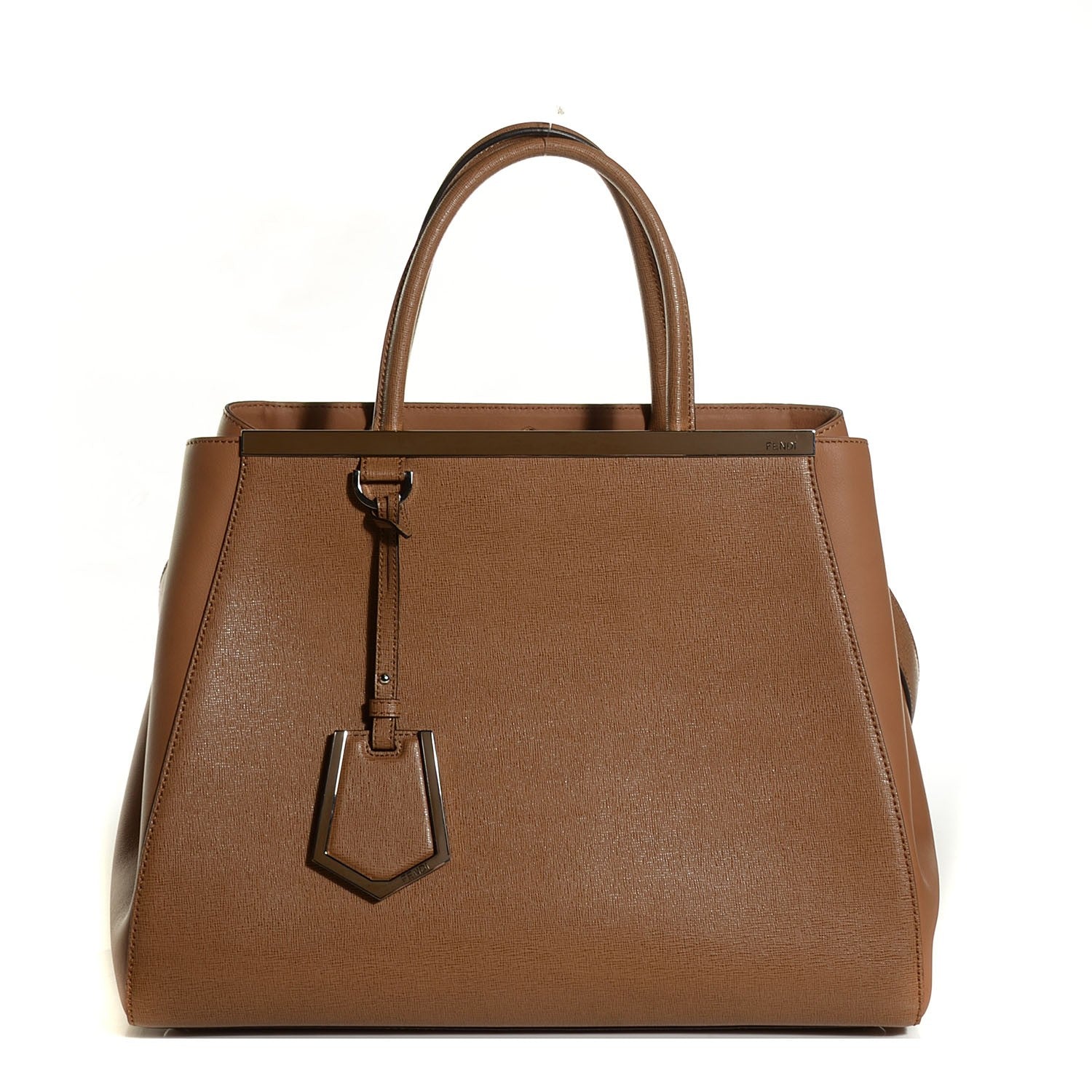 Fendi Vitello Elite Regular 2Jours Tote Orzo 1 of 9