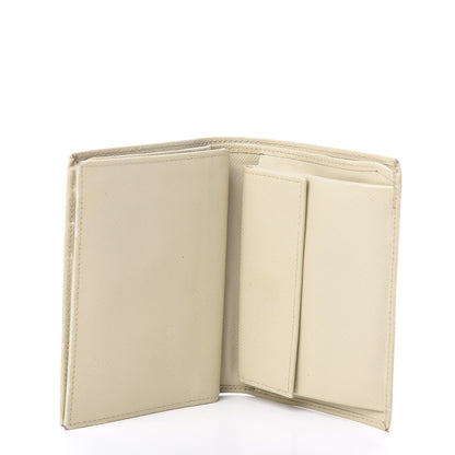 Prada Saffiano Metal Bi-Fold Wallet Cera 5 of 9