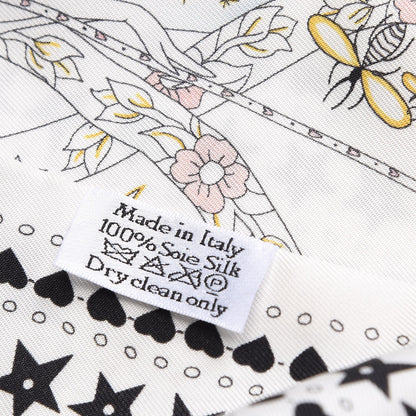 Christian Dior Silk High Priestess Tarot Mitzah Scarf Off White 5 of 5
