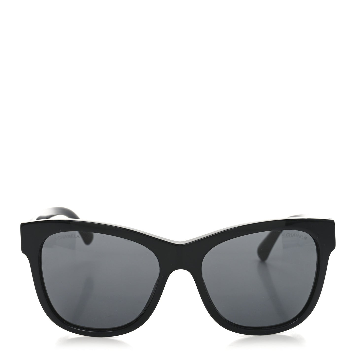 Acetate Square CC Sunglasses 5380 Black