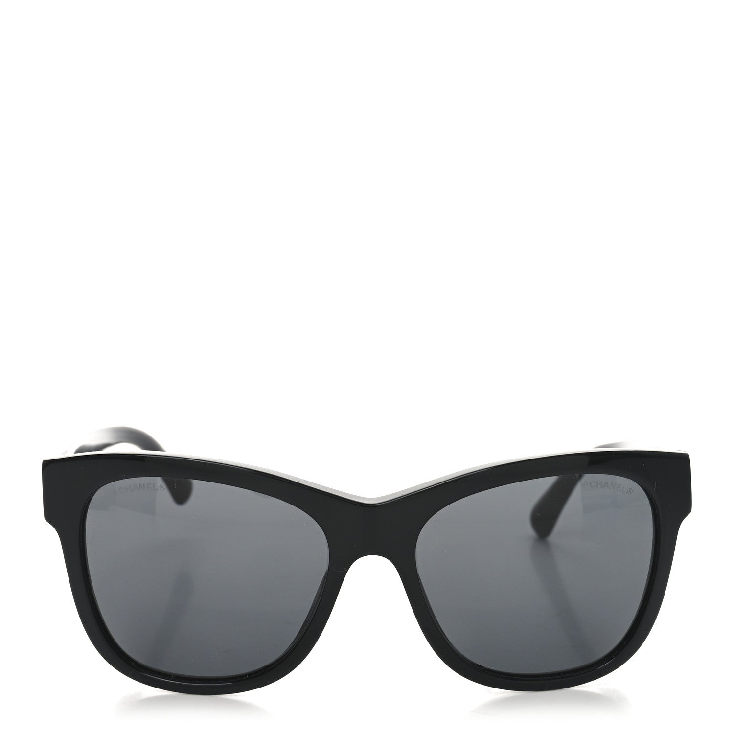 Chanel Acetate Square CC Sunglasses 5380 Black 2 of 7