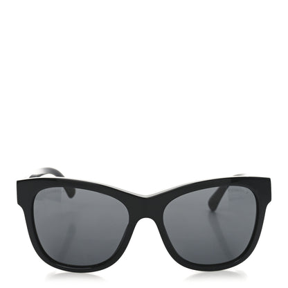 Chanel Acetate Square CC Sunglasses 5380 Black 2 of 7