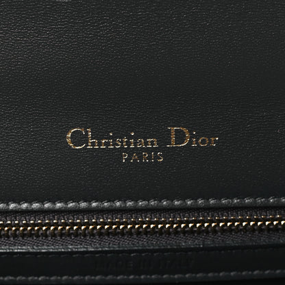 Christian Dior Metallic Patent Micro-Cannage Small Diorama Flap Bag Orange 6 of 8