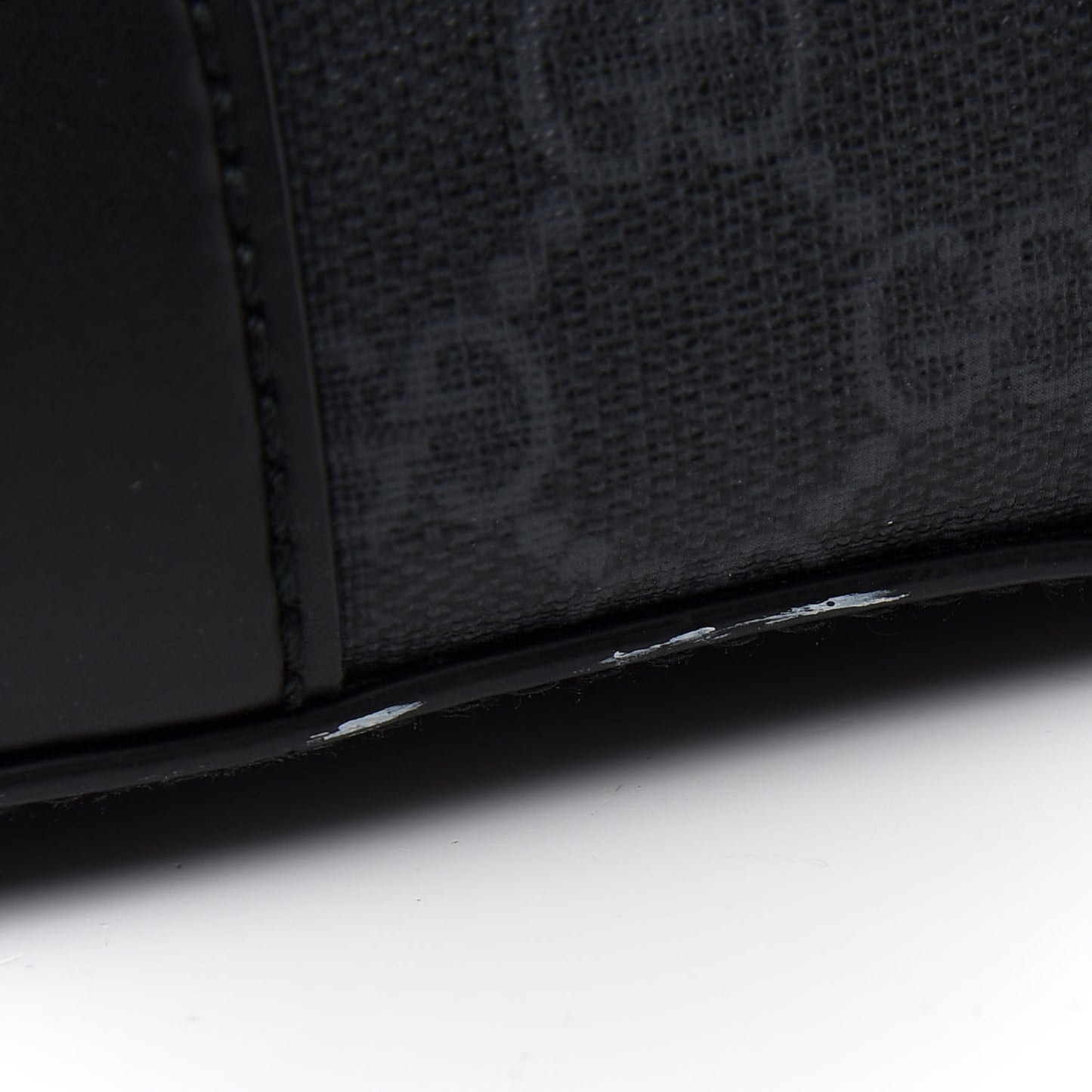 GG Supreme Monogram Web Tote Black Grey