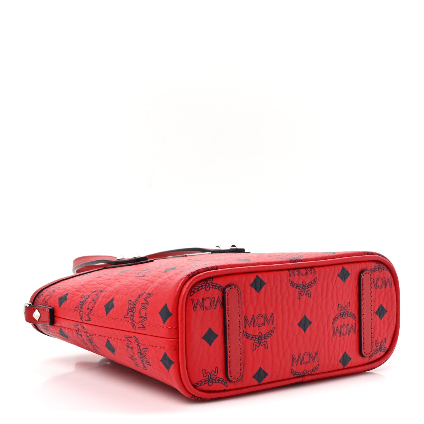 Visetos Mini Anya Top Zip Shopper Tote Ruby Red