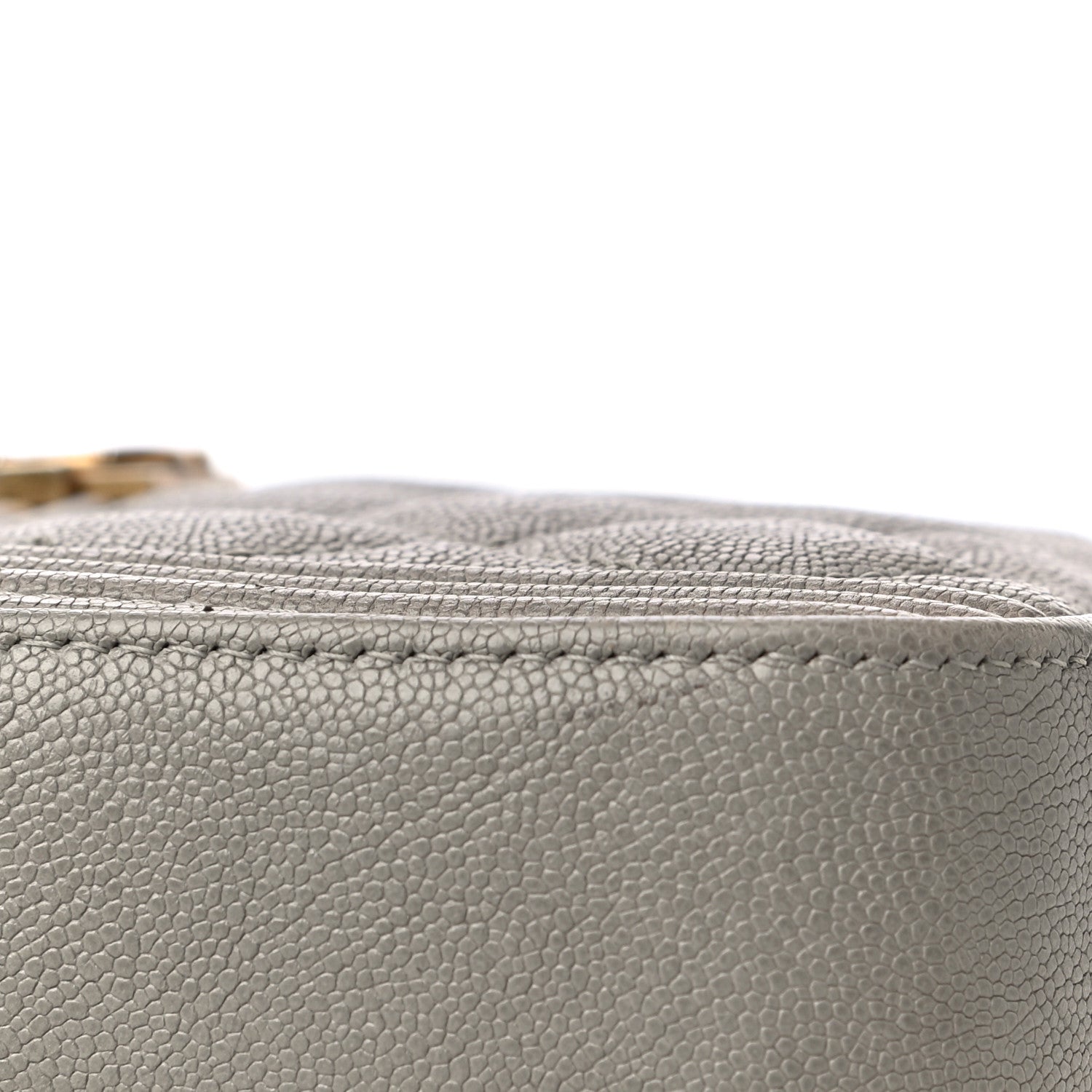 Chanel Caviar Quilted Small Boy Clutch With Chain Grey 15 of 16