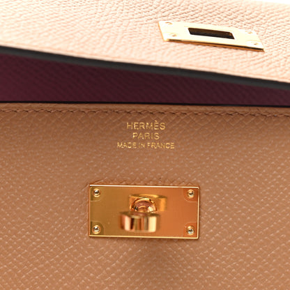 Hermes Epsom Verso Kelly Wallet To Go Chai Mauve Sylvestre 5 of 6