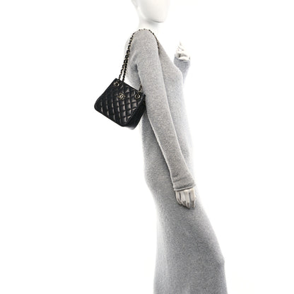 Chanel Caviar Quilted Mini Bucket Bag Black 2 of 10