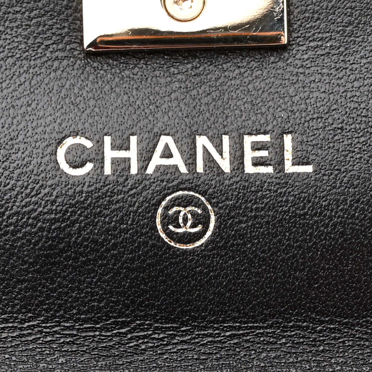 Chanel Lambskin Quilted Trendy CC Card Holder On Chain Black 6 of 11