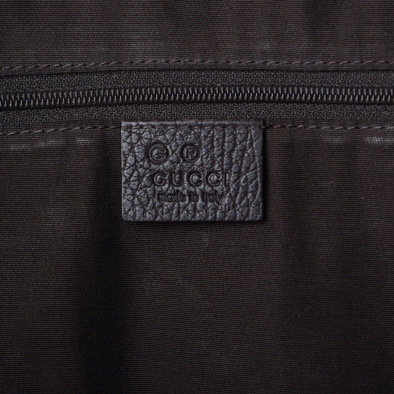 Gucci Calfskin Bamboo Top Handle Tote Dark Brown 7 of 15