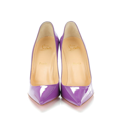 Christian Louboutin Patent So Kate 120 Pumps 38.5 Violet 2 of 8