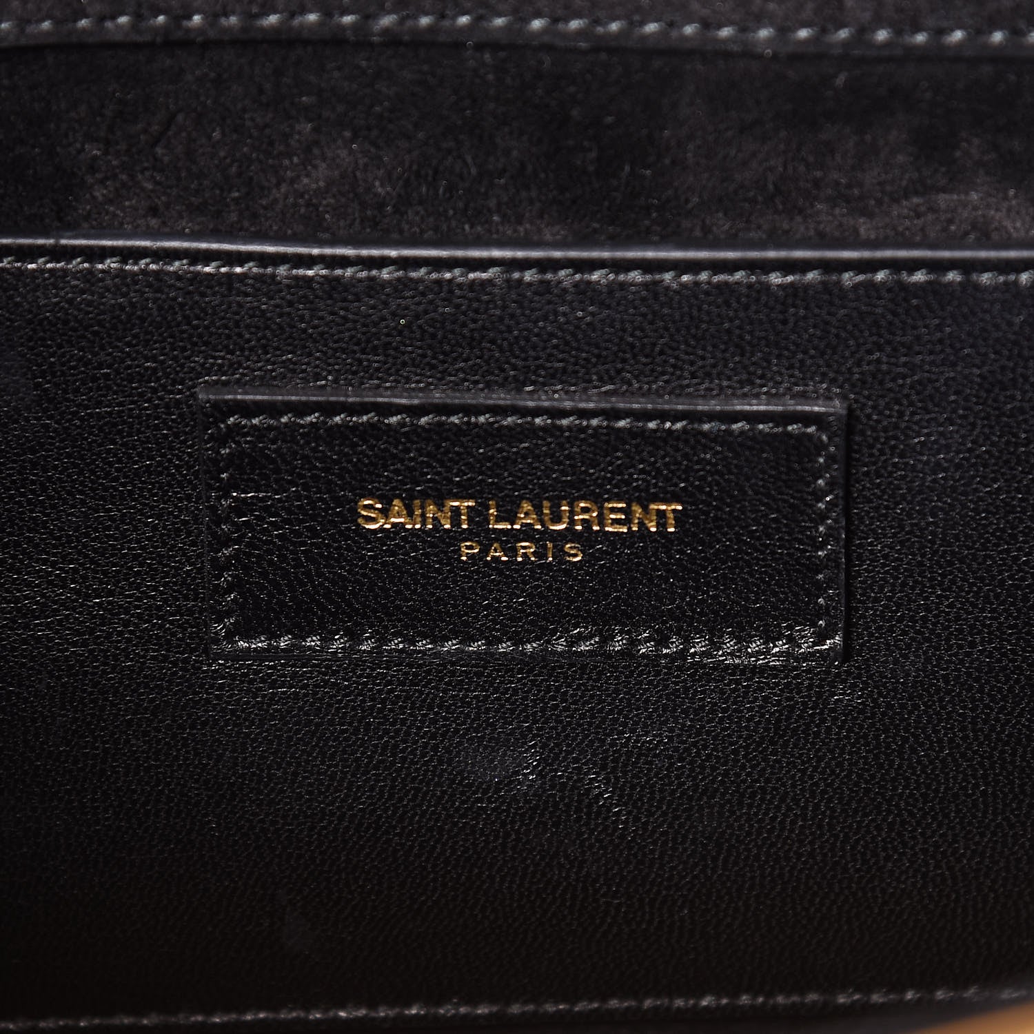 Saint Laurent Metallic Calfskin Monogram Cassandre Clutch Ciad 6 of 18