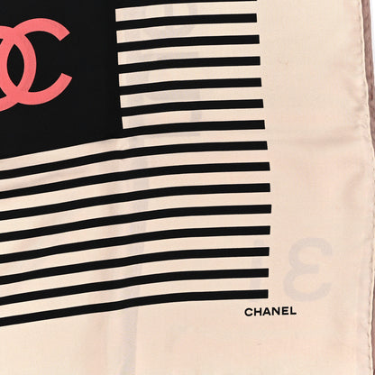 Chanel Silk CC Square Scarf Multicolor 2 of 4