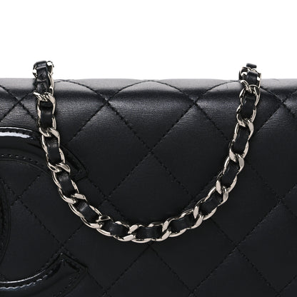 Chanel Calfskin Quilted Cambon Wallet on Chain WOC Black 9 of 11