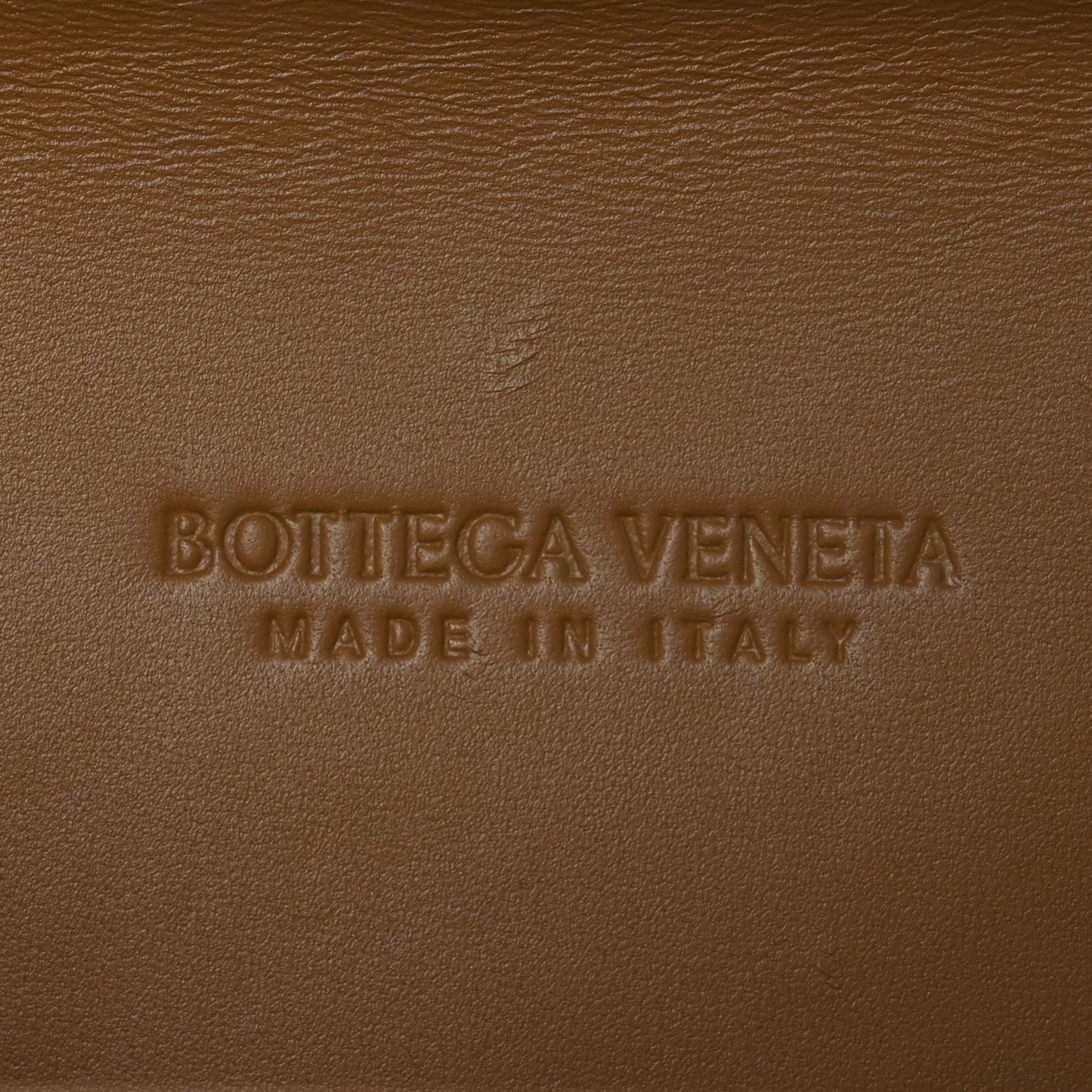 Calfskin Intrecciato Knot On Strap Camel