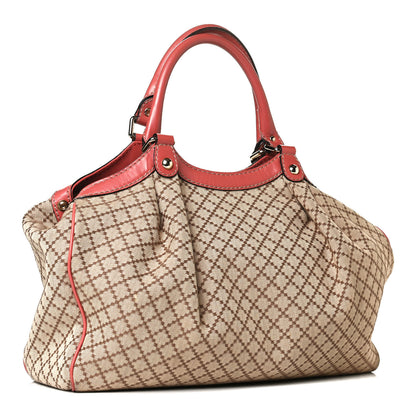 Gucci Diamante Medium Sukey Tote Coral 2 of 11