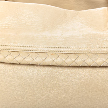 Bottega Veneta Goatskin Intrecciato Satchel Beige 10 of 11