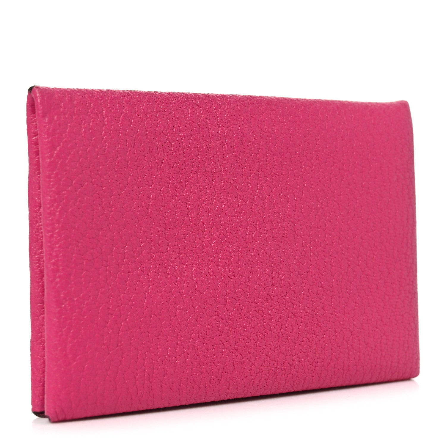 Hermes Chevre Mysore Calvi Card Case Rose Pourpre 3 of 8