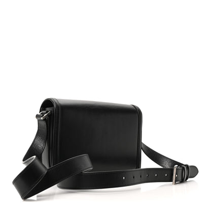 Saint Laurent Box Calfskin Monogram Medium Solferino Satchel Black 3 of 10