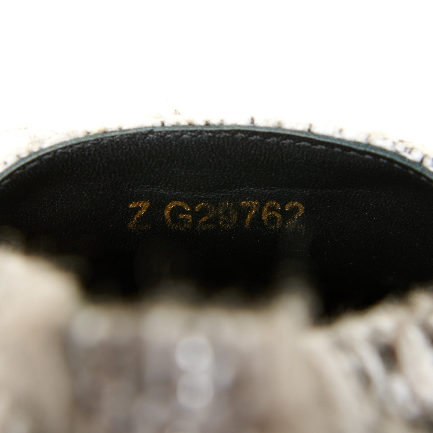 Chanel Tweed Grosgrain CC Espadrilles 38 Grey Black 9 of 9