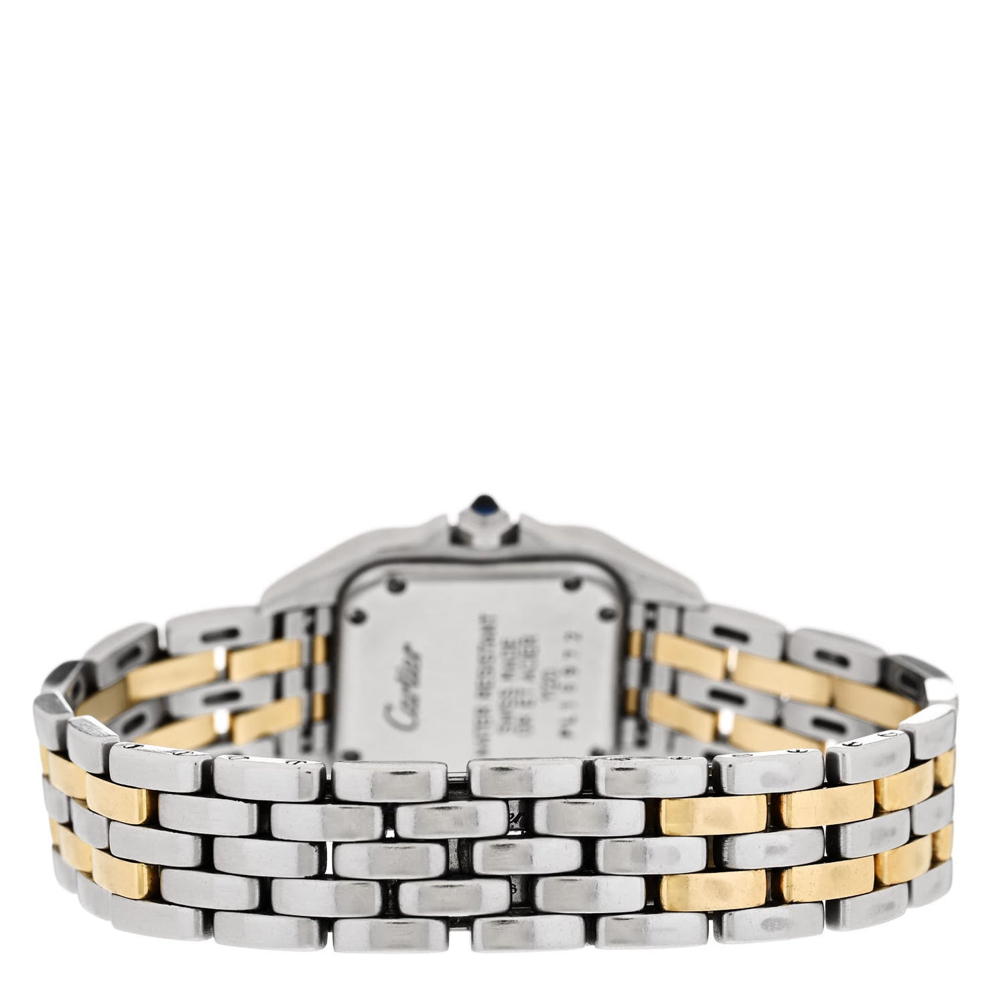 Stainless Steel 18K Yellow Gold 22mm Panthere Quartz Watch