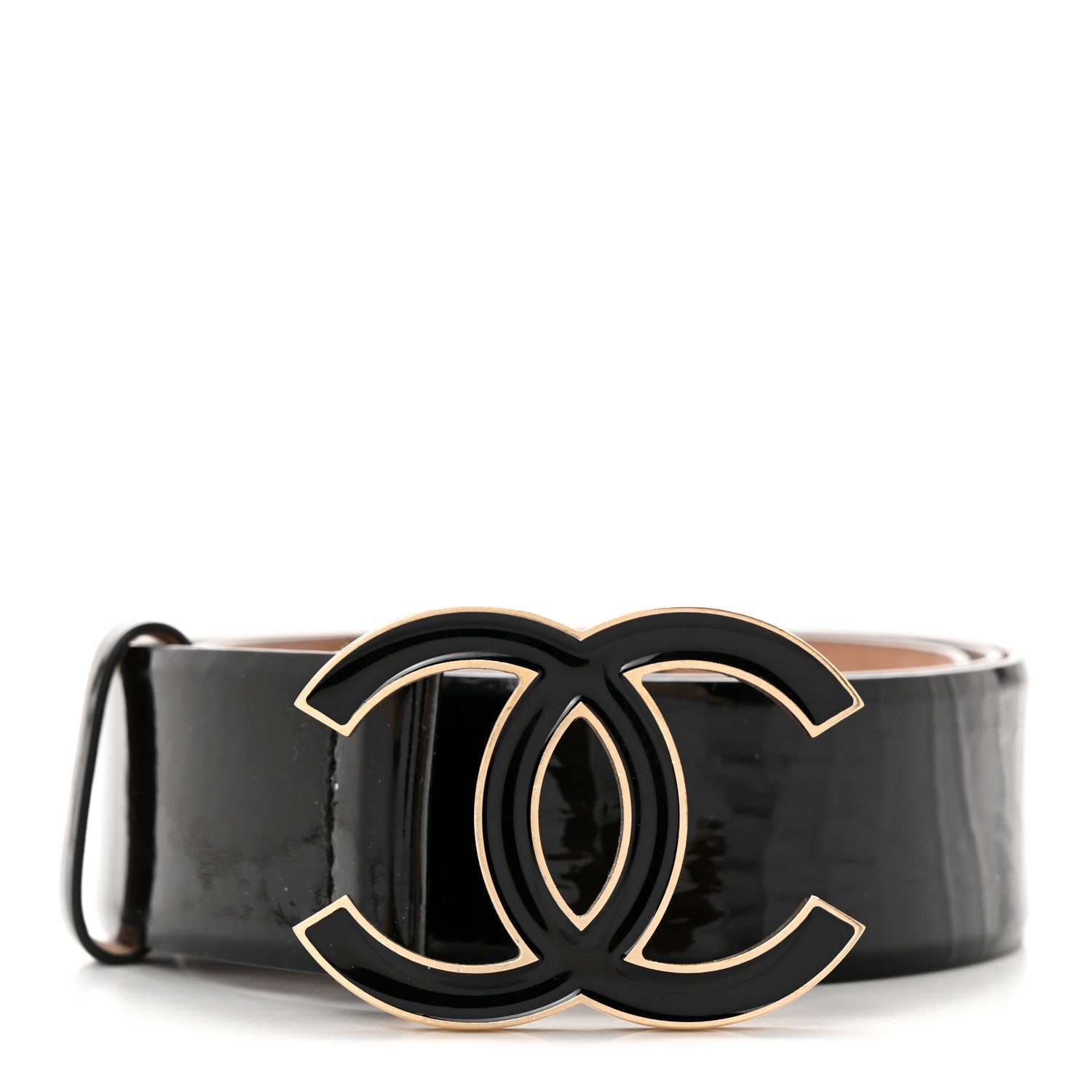 Chanel Patent Calfskin CC Belt 95 38 Black 1 of 12