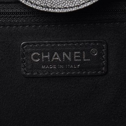 Chanel Caviar Large Studded Deauville Tote Black 7 of 12