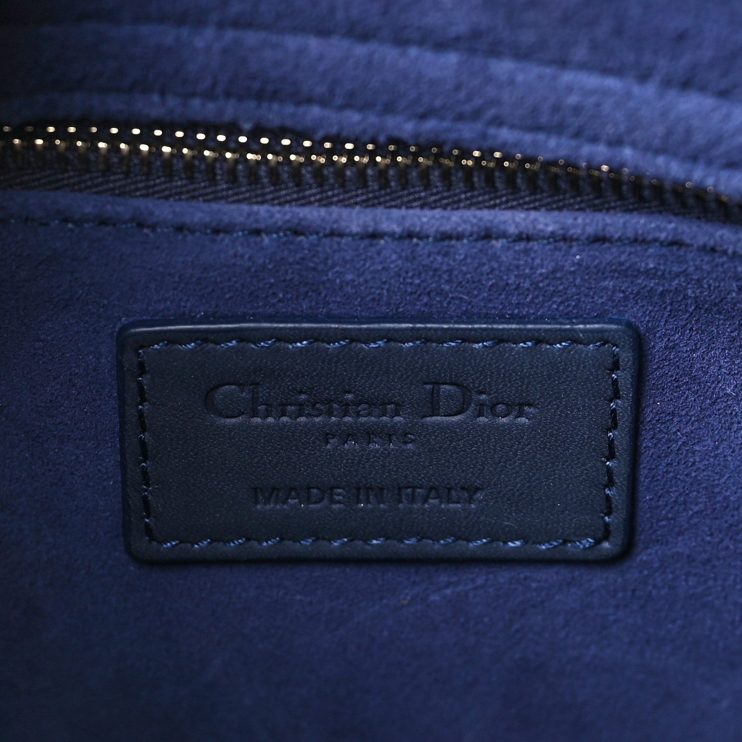Christian Dior Ultra Matte Calfskin Cannage Medium Lady Dior Blue 6 of 9