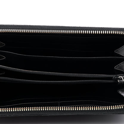 Gucci Bright Diamante Zip Around Wallet Black 3 of 4