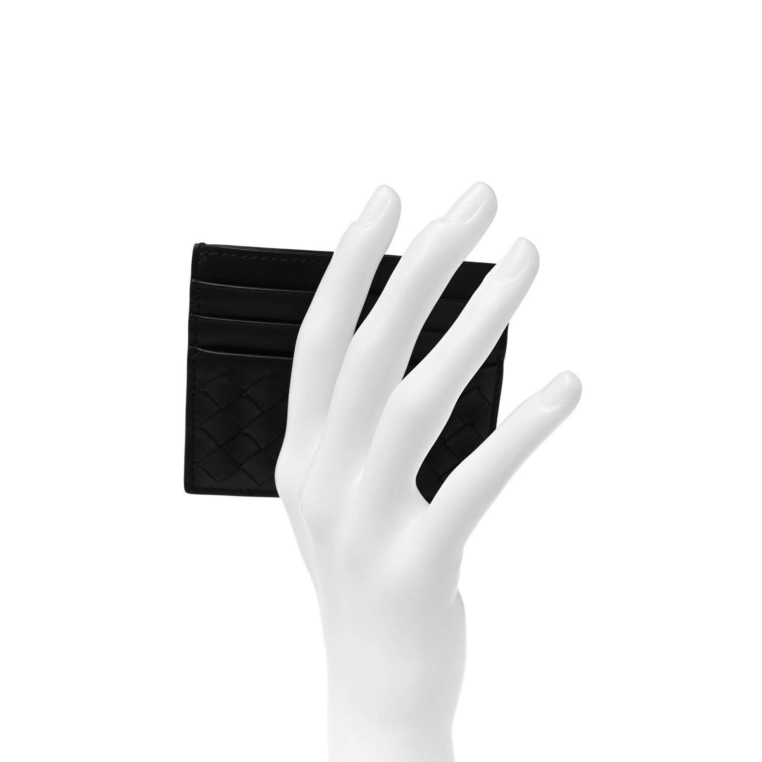 Bottega Veneta Nappa Intrecciato Card Holder Black 2 of 8