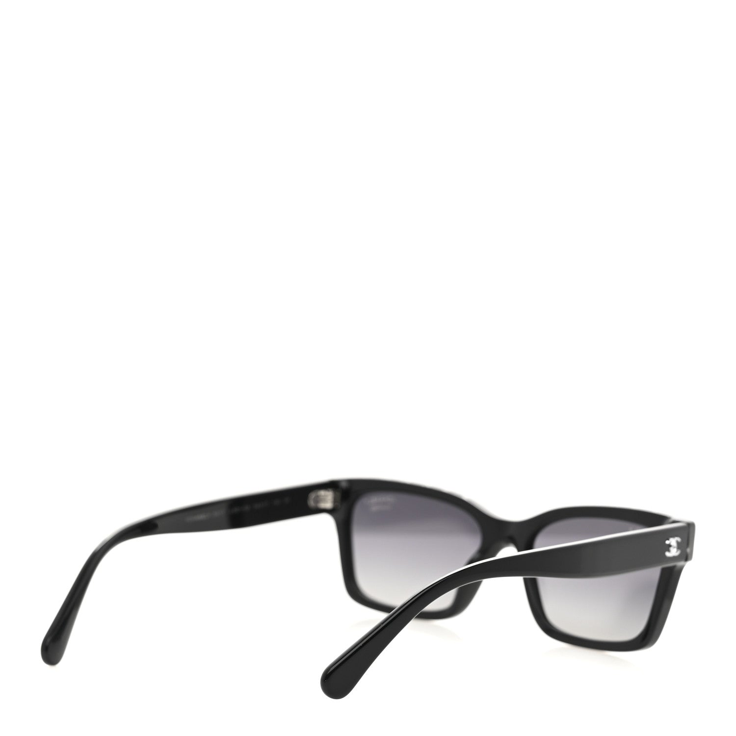 Chanel Acetate Polarized Square Sunglasses 5417 Black 4 of 8