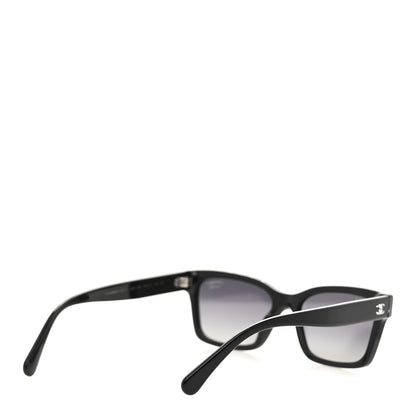 Chanel Acetate Polarized Square Sunglasses 5417 Black 4 of 8