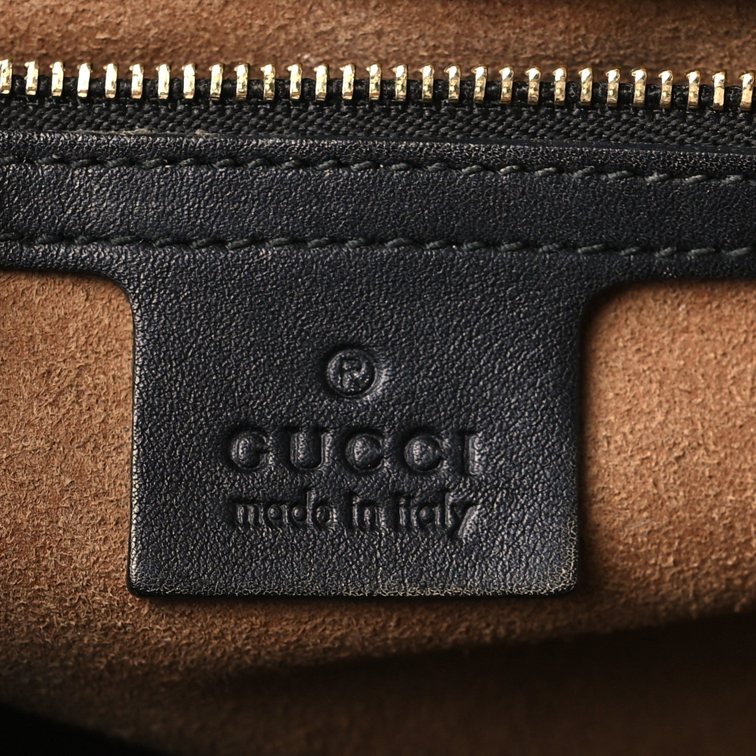 Gucci GG Supreme Monogram Calfskin Medium Padlock Shoulder Bag Beige Black Cuir 4 of 9