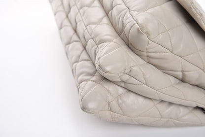 Chanel Lambskin Quilted 3 Accordion Flap Bag White 18 of 21