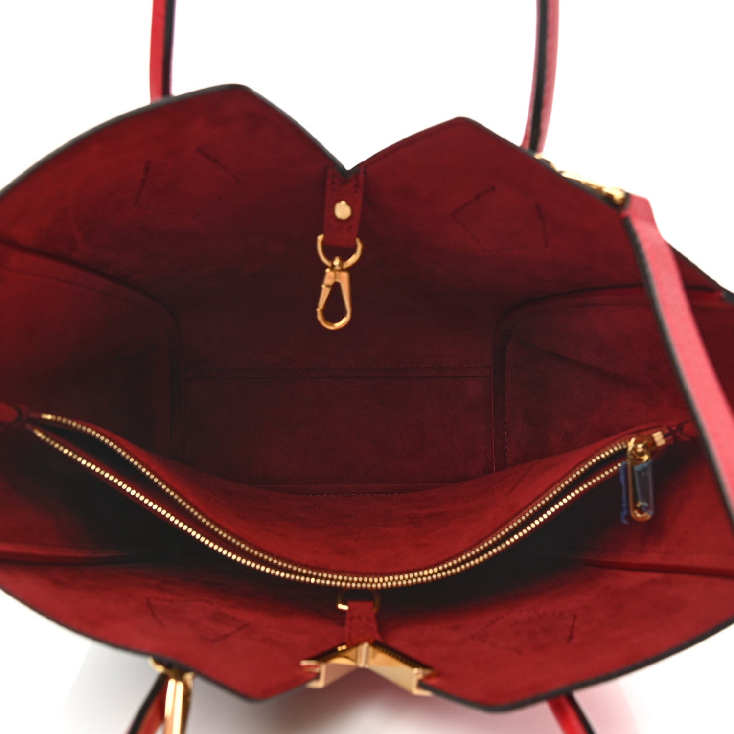 Louis Vuitton Calfskin Monogram Kimono Tote PM Cherry 5 of 13
