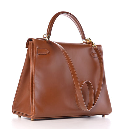 Hermes Box Kelly Retourne 32 Noisette 2 of 18